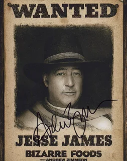 Andrew Zimmern autograph