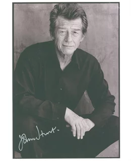 John Hurt autograph