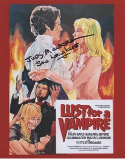 Lust For A Vampire autograph