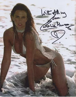 Caroline Munro autograph