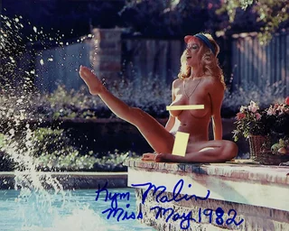 Kym Malin autograph