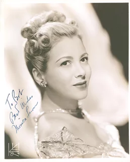 Monica Lewis autograph