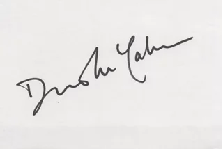 David McCallum autograph