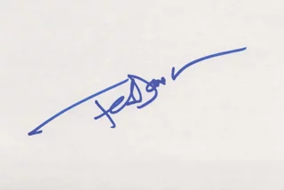 Ted Danson autograph