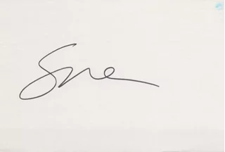 Simon Baker autograph
