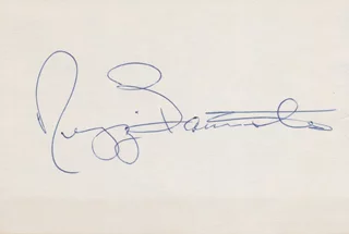 Reggie Bannister autograph