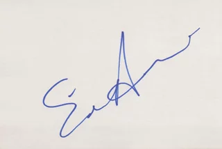 Ed Harris autograph