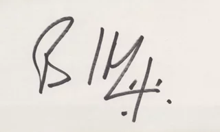 Billy Idol autograph