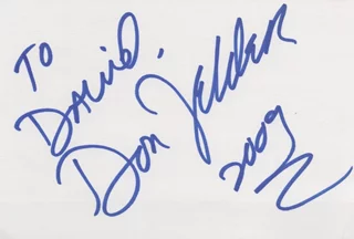 Don Felder autograph