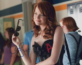 Emma Stone autograph