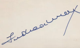 Fred MacMurray autograph