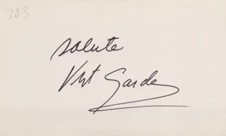 Vincent Gardenia autograph