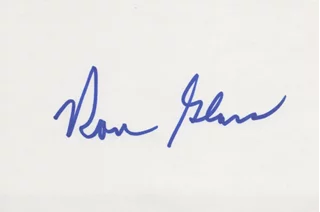 Ron Glass autograph