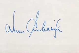 John Schlesinger autograph