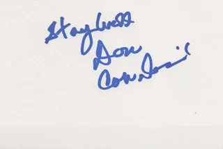 Don Cornelius autograph