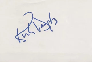 Kirk Douglas autograph
