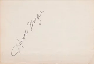 Heather Menzies autograph