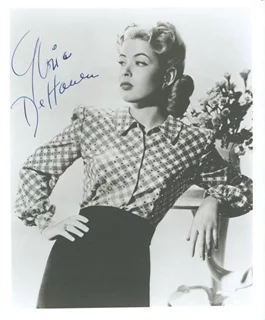 Gloria DeHaven autograph
