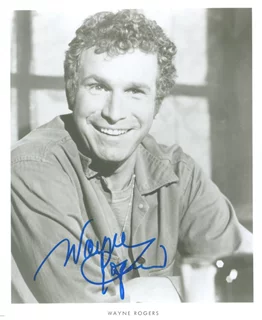 Wayne Rogers autograph
