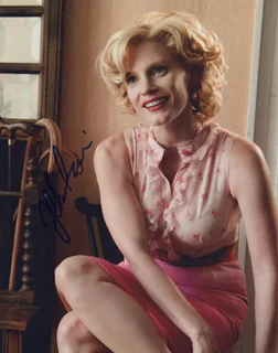 Jessica Chastain autograph