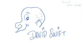 David E. Swift autograph