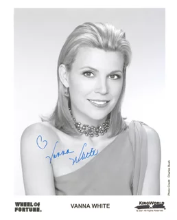 Vanna White autograph