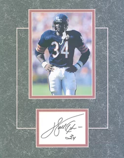 Walter Payton autograph