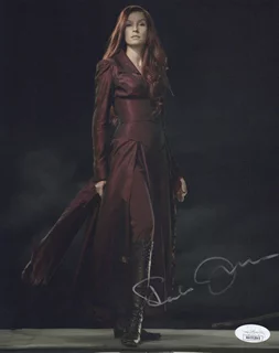 Famke Janssen autograph