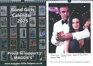 Bond Girls Calendar autograph