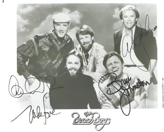 The Beach Boys autograph