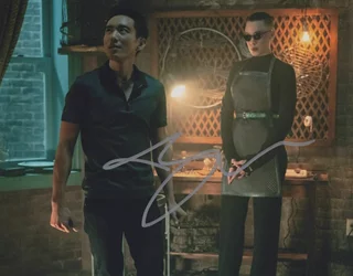 Justin H. Min autograph