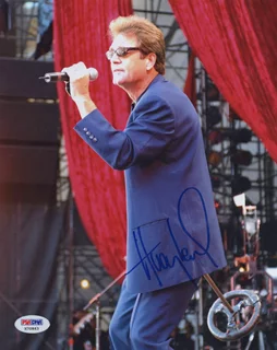 Huey Lewis autograph