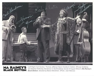 Ma Rainey's Black Bottom autograph