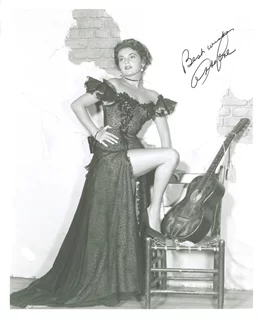 Abbe Lane autograph
