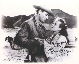 Coleen Gray autograph