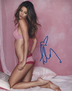 Lily Aldridge autograph