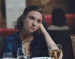 Lena Dunham autograph