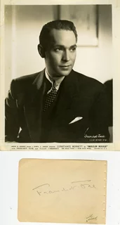 Franchot Tone autograph