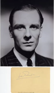 John Gielgud autograph