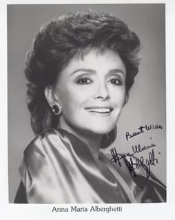 Anna Maria Alberghetti autograph