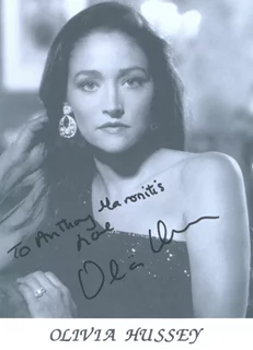 Olivia Hussey autograph