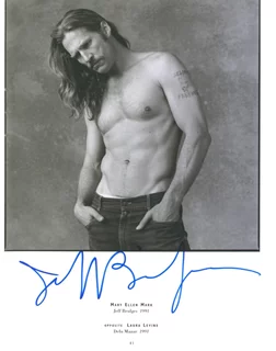 Jeff Bridges autograph