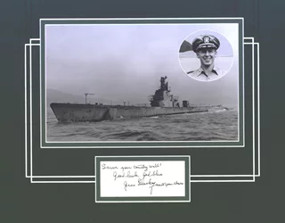 Eugene B. Fluckey autograph