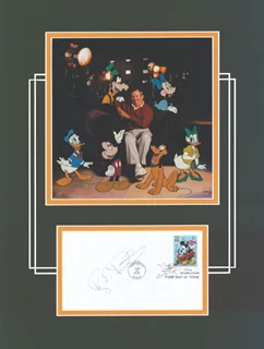 Roy E. Disney autograph