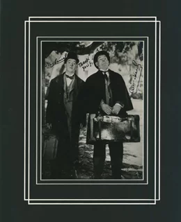 Laurel & Hardy autograph