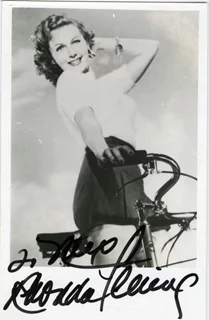 Rhonda Fleming autograph