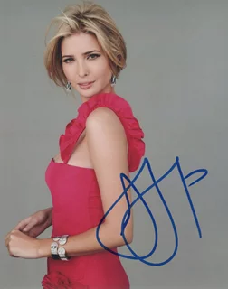 Ivanka Trump autograph