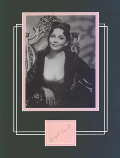 Hazel Court autograph