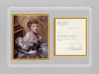 Deborah Kerr autograph