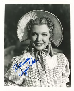 Virginia Vale autograph